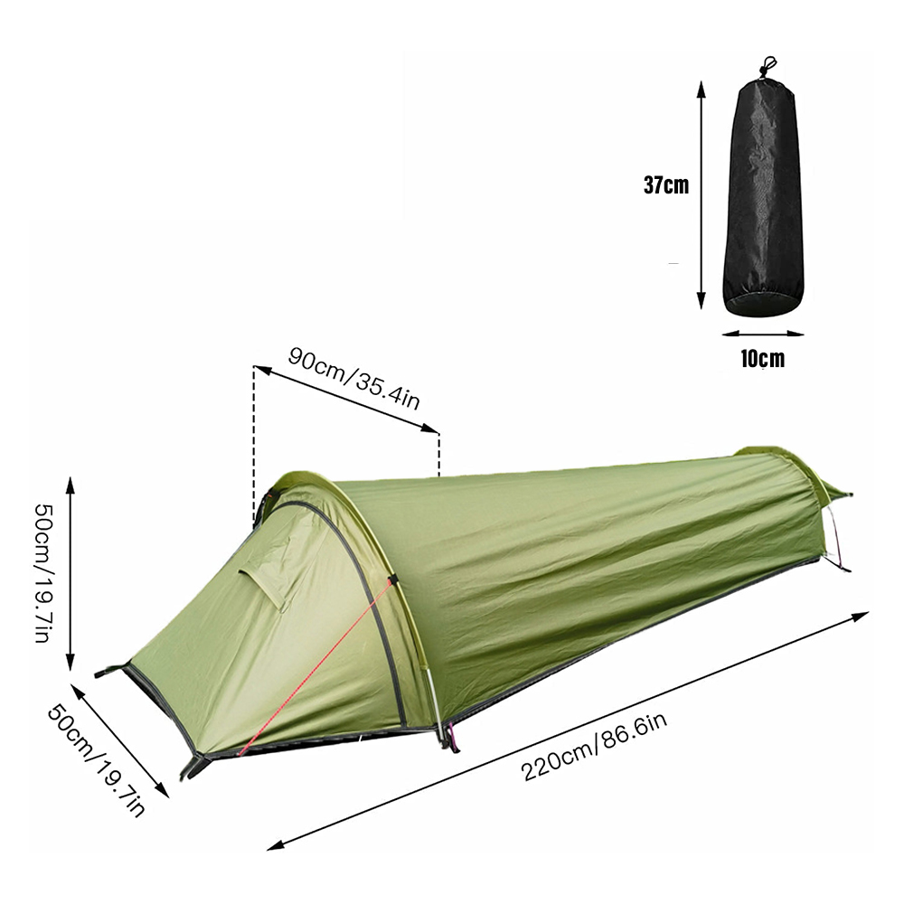 Fishing Equipment Needed - 850g Ultralekki namiot dla 1 osoby