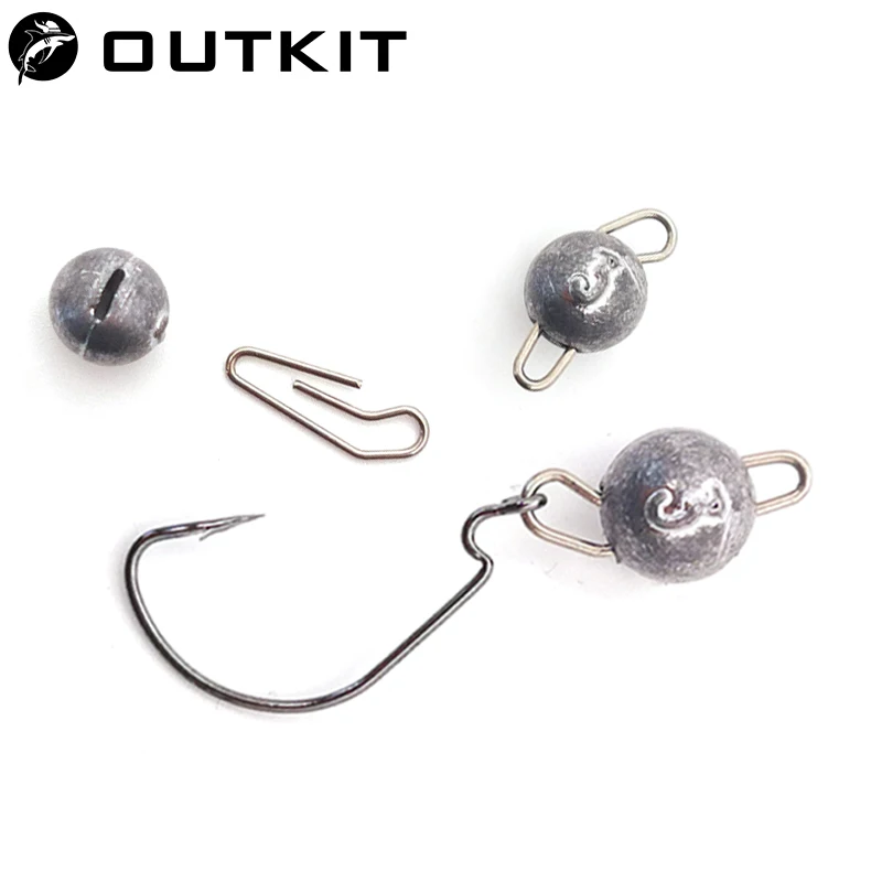 OUTKIT 10szt/lot Lead Head Sin – Fishing Equipment Lures recenzja i cena